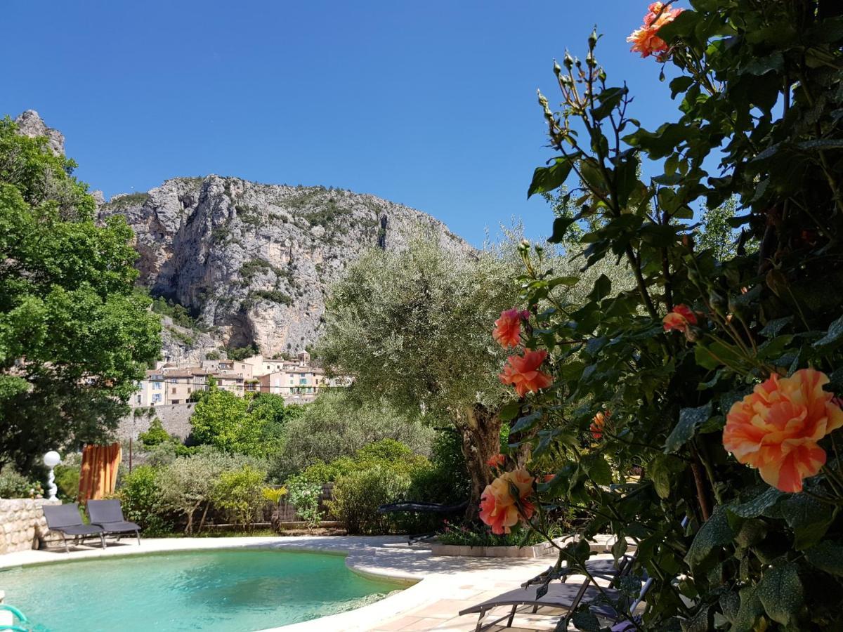 Bastide Des Oliviers Bed & Breakfast Мустие Сен Мари Екстериор снимка