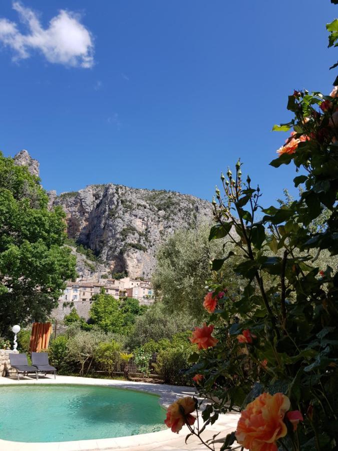 Bastide Des Oliviers Bed & Breakfast Мустие Сен Мари Екстериор снимка
